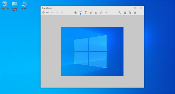 rectangle-seclection-screenshot-using-snip-and-sketch