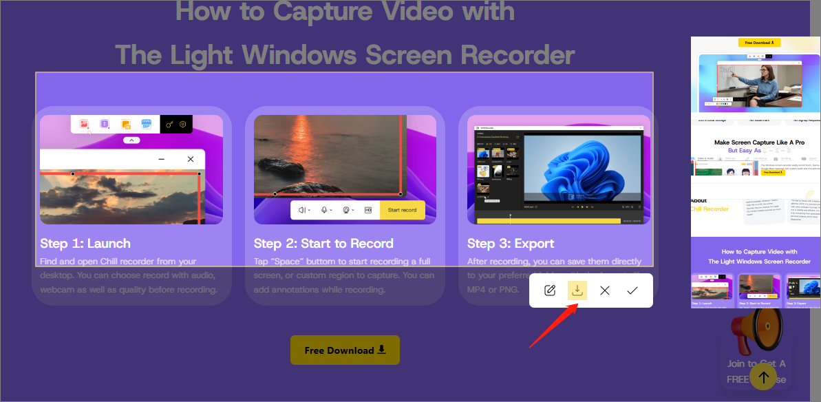 save-scrolling-screenshot-in-chill-recorder