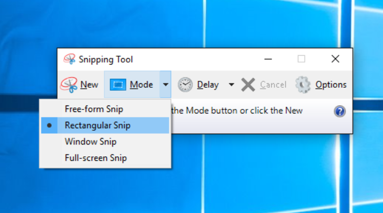 select-snip-mode-in-snipping-tool